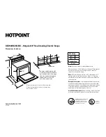 Preview for 1 page of Hotpoint RB790 - 30 in. Electric Range Specifications