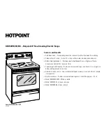 Preview for 2 page of Hotpoint RB790 - 30 in. Electric Range Specifications