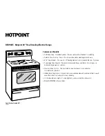 Preview for 2 page of Hotpoint RB790DT Dimension Manual