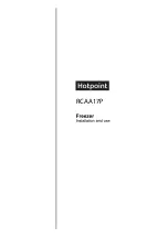 Hotpoint RCAA17P Install & User'S Manual предпросмотр