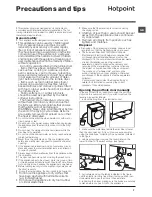 Preview for 7 page of Hotpoint RD 966 J Instructions For Use Manual