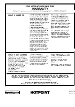 Preview for 32 page of Hotpoint RE1021H Use And Care & Cooting Manual