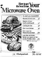 Preview for 1 page of Hotpoint RE65 Use And Care Manual