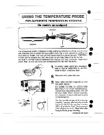 Предварительный просмотр 10 страницы Hotpoint RE926 User And Care Book