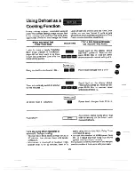 Preview for 20 page of Hotpoint RE942 User Manual