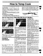 Предварительный просмотр 12 страницы Hotpoint RE946 Use And Care Book Manual