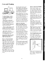 Предварительный просмотр 29 страницы Hotpoint REM29H Use And Care & Cooting Manual