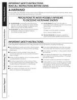 Предварительный просмотр 2 страницы Hotpoint RES0730 Owner'S Manual