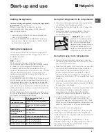 Preview for 5 page of Hotpoint RF 175WP Operating Instructions Manual