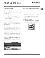 Preview for 5 page of Hotpoint RF series Operating Instructions Manual