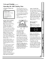 Preview for 25 page of Hotpoint RF725GP Use And Care Manual