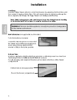 Предварительный просмотр 4 страницы Hotpoint RFA08 Instructions For Installation And Use Manual