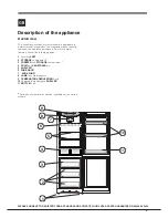 Предварительный просмотр 3 страницы Hotpoint RFFM 15 Series Operating Instructions Manual