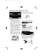 Preview for 12 page of Hotpoint RFR50V User Instructions