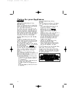 Предварительный просмотр 10 страницы Hotpoint RFR51V User Instructions