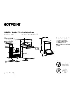 Preview for 1 page of Hotpoint RGA720PK Dimensions And Installation Information