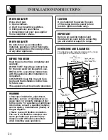 Preview for 24 page of Hotpoint RGB506 Use & Installation Manual