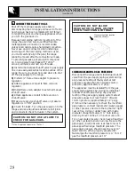 Preview for 28 page of Hotpoint RGB506 Use & Installation Manual