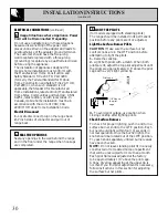 Preview for 30 page of Hotpoint RGB506 Use & Installation Manual