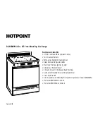 Preview for 2 page of Hotpoint RGB508PEAAD Dimension Manual