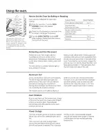 Предварительный просмотр 10 страницы Hotpoint RGB524 Owner'S Manual