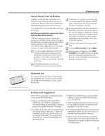 Предварительный просмотр 11 страницы Hotpoint RGB524 Owner'S Manual