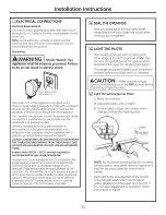 Предварительный просмотр 30 страницы Hotpoint RGB524 Owner'S Manual