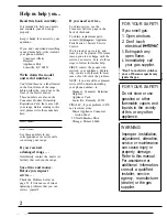 Preview for 2 page of Hotpoint RGB524EN Use And Care & Installation