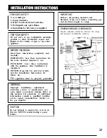 Preview for 23 page of Hotpoint RGB524EN Use And Care & Installation