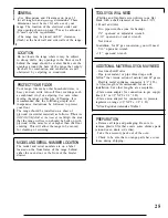 Preview for 25 page of Hotpoint RGB524EN Use And Care & Installation