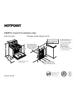 Preview for 1 page of Hotpoint RGB524PPH Dimensions And Installation Information