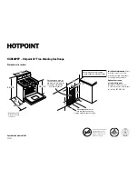 Hotpoint RGB528PENWW Specification preview