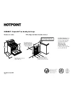 Hotpoint RGB530DEP - 30 in. Gas Range Dimensions preview