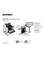 Hotpoint RGB532BEAWH Installation Information preview