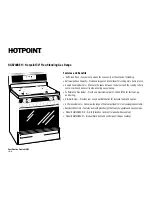 Preview for 2 page of Hotpoint RGB740BEHCT Dimensions And Installation Information