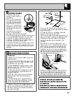 Preview for 43 page of Hotpoint RGB744 Use And Care & Installation