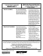 Preview for 56 page of Hotpoint RGB744 Use And Care & Installation