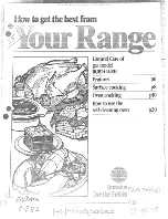 Preview for 1 page of Hotpoint RGB744GEH Use And Care Manual