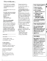 Preview for 2 page of Hotpoint RGB744GEN Use, Care & Installation Manual