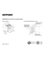 Hotpoint RGB790SERSA Dimensions preview