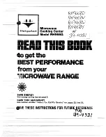 Предварительный просмотр 1 страницы Hotpoint RH966G Instruction Book