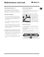 Предварительный просмотр 7 страницы Hotpoint RL150G Operating Instructions Manual