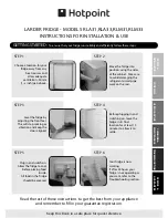 Preview for 1 page of Hotpoint RLA31 Instructions For Installation & Use