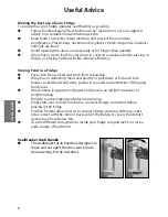 Предварительный просмотр 8 страницы Hotpoint RLA50 Instructions For Installation & Use