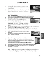 Предварительный просмотр 15 страницы Hotpoint RLA50 Instructions For Installation & Use