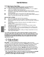 Предварительный просмотр 8 страницы Hotpoint RLA51 Instructions For Installation & Use