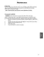 Preview for 13 page of Hotpoint RLA54 Instructions For Installation And Use Manual