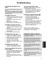 Предварительный просмотр 17 страницы Hotpoint RLA81 Instructions For Installation And Use Manual