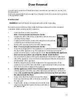 Preview for 15 page of Hotpoint RLA84 Instructions For Installation & Use