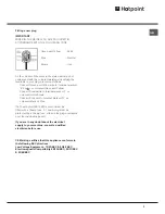 Preview for 3 page of Hotpoint RLAV21K Operating Instructions Manual